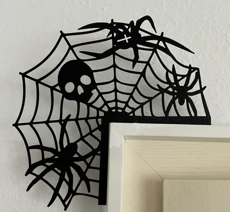 Door Corner spider web