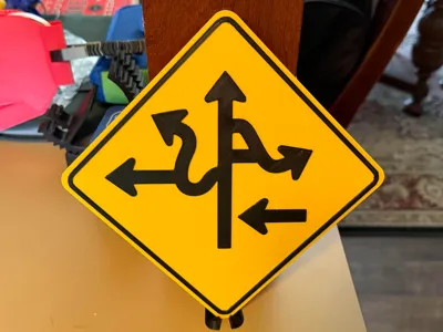 Good Luck Diamond Street Sign