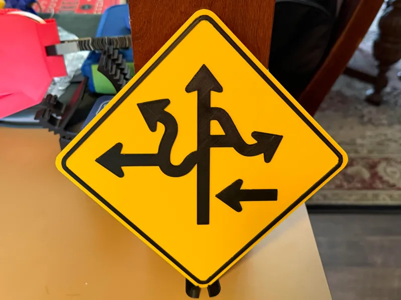 Good Luck Diamond Street Sign