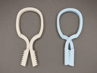 Towel hanging clip - larger hook