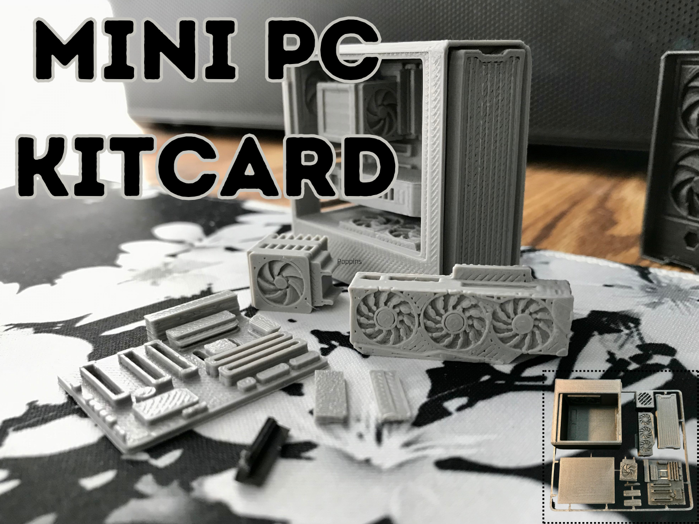 Miniatura 2 do modelo 3D Mini PC Kit Card