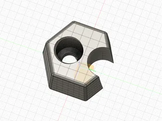 Dell Monitor Stand Hexagon (cord passthrough) Plug
