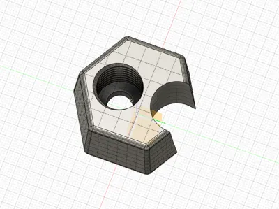 Dell Monitor Stand Hexagon (cord passthrough) Plug