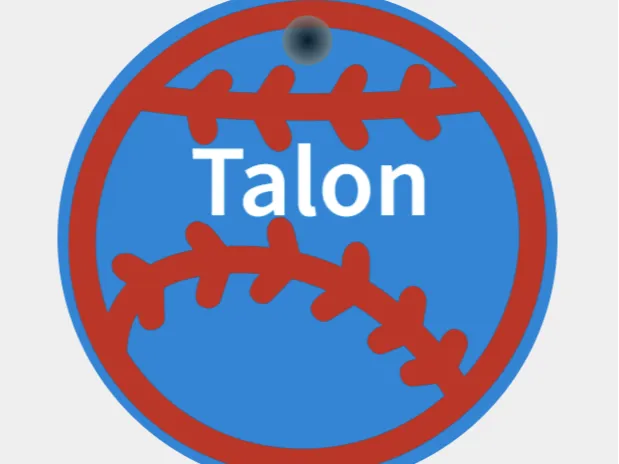 Talon Baseball Tag