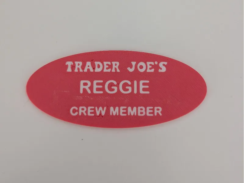Trader Joe's Nametag for Halloween Costume/Cosplay