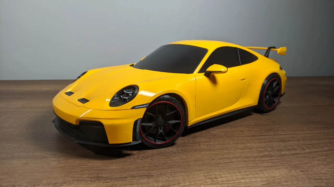 Porsche 911 992.2 GT3 - 1:10 Scale Model / RC Car view 4