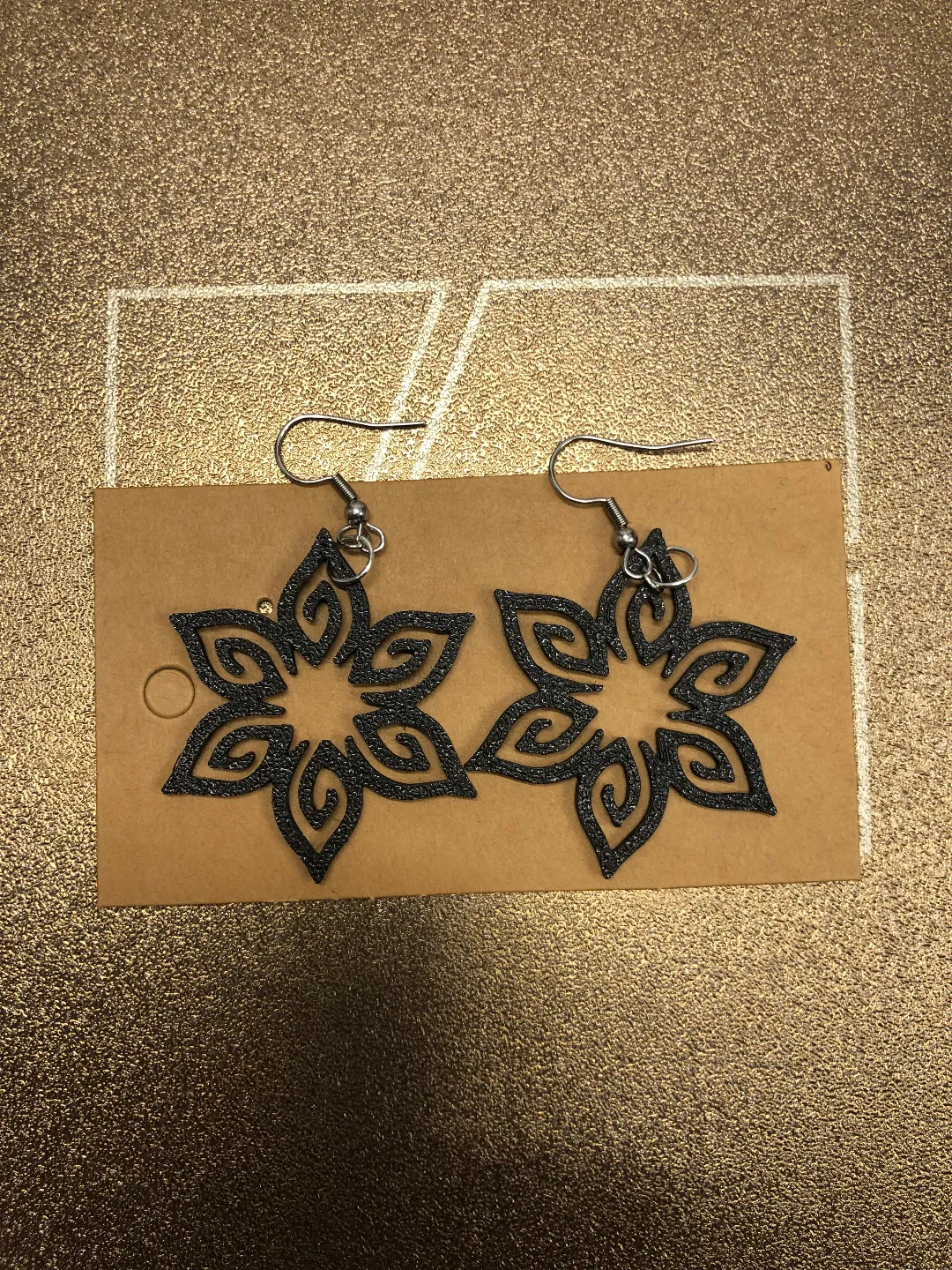 Flower earrings no AMS, 0,4 mm nozzle view 2
