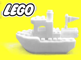 LEGOs benchy-- A mix of LEGOs and a benchy