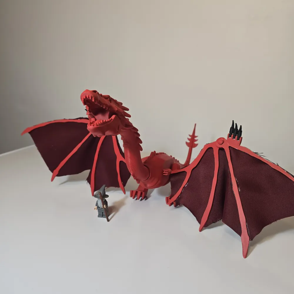 Brick Smaug - Free 3D Print Model - MakerWorld