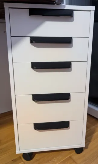 Handle for IKEA Alex (2023 and later) snap-fit