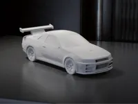 0.2mm layer, 2 walls, 8% infill
