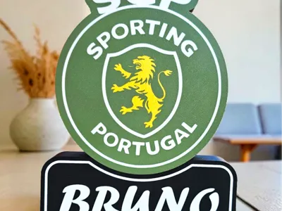 Editable Sporting Club de Portugal Lamp