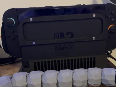 Switch 2 Dock Magnetic Swappable Faceplates