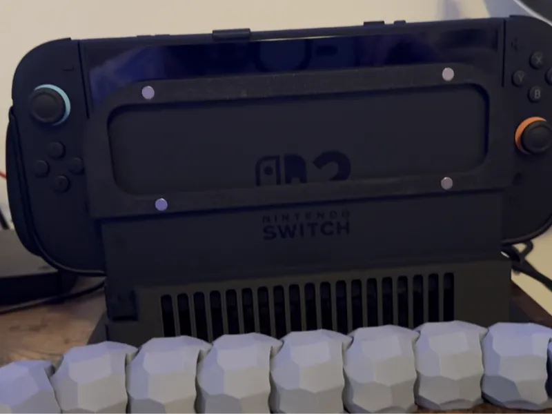 Switch 2 Dock Magnetic Swappable Faceplates