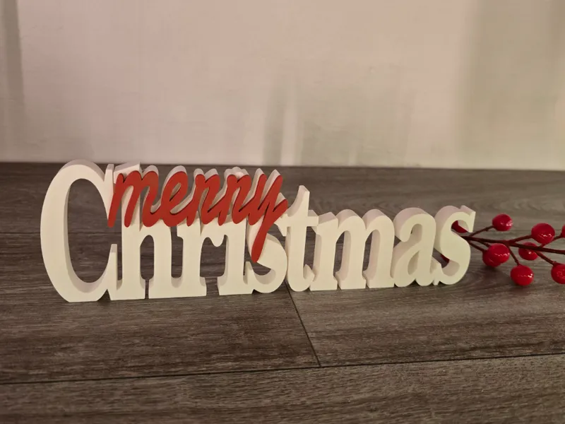 Merry Christmas Schriftzug