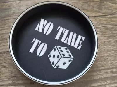 No time to die dice tray token james bond style
