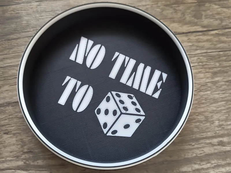 No time to die dice tray token james bond style