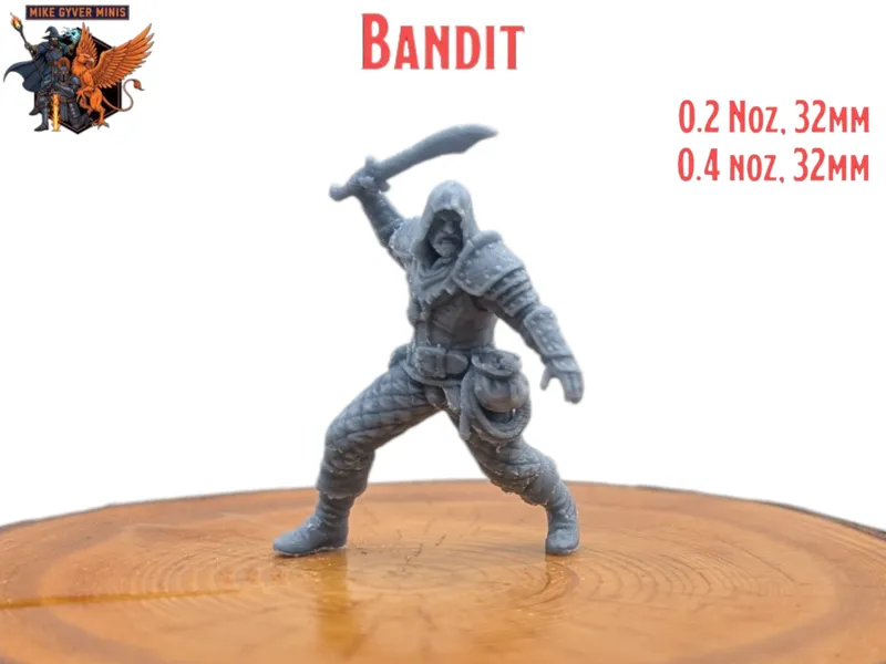 Bandit Melee - MGM Print-Ready Mini
