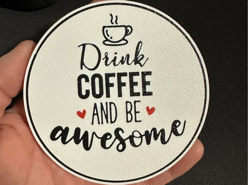 Drink Coffee Coaster