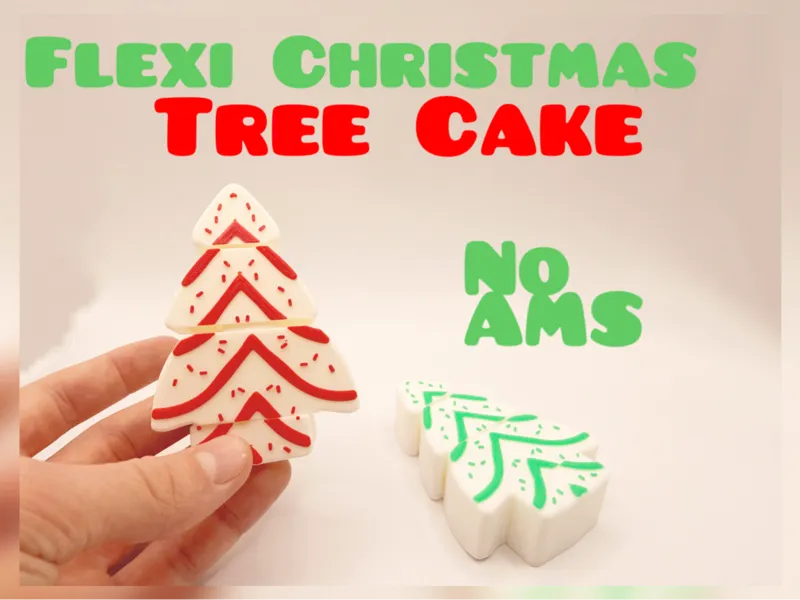 Flexi Christmas Tree Cake - No AMS
