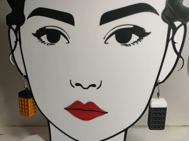 Apartment building - earrings