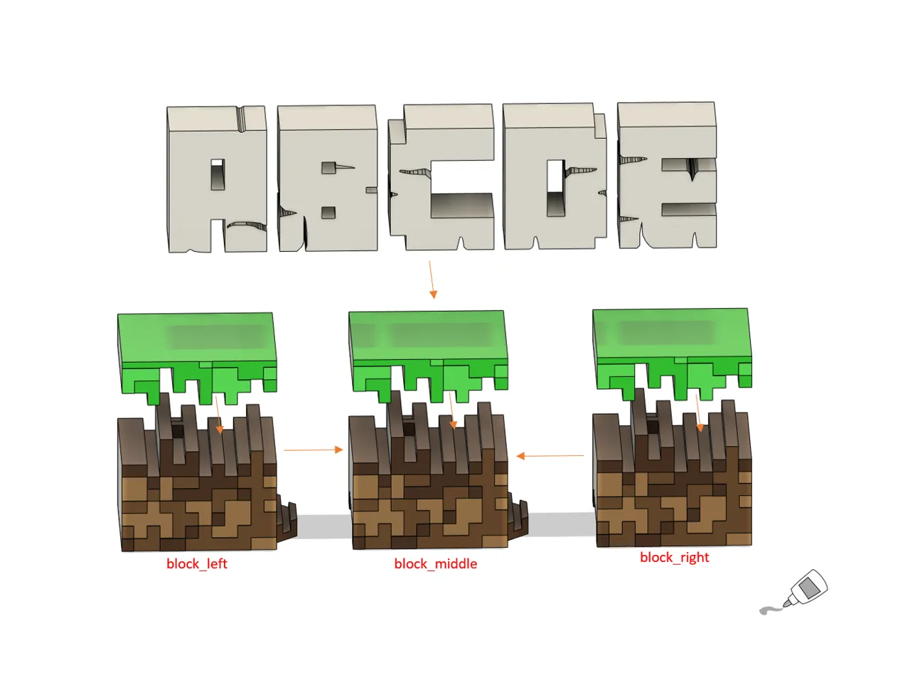 Minecraft Lettering - perfect gift minecraft fans view 2