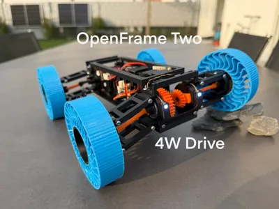 CyberBrick OpenFrame Two - 4WD rc car