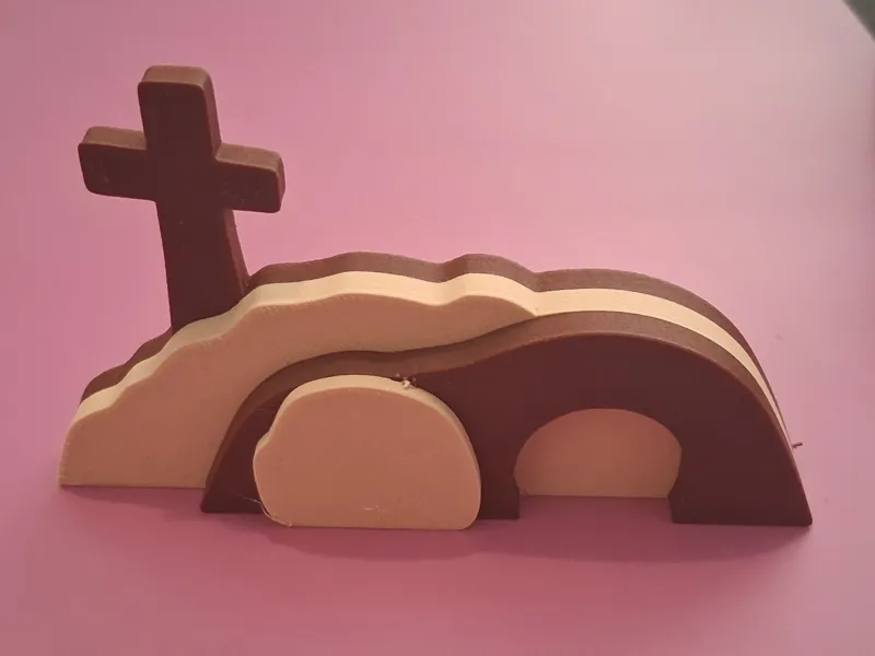 Easter Resurrection Tomb Silhouette