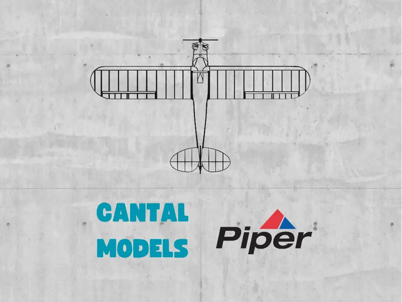 PIPER J-3 CUB #1 | 2D WALL ART