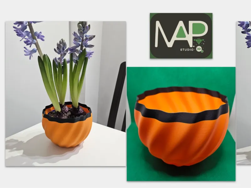 Vase / Flower pot or Halloween candy pot