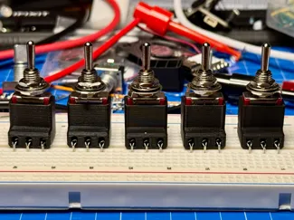 Toggle Switch Breadboard Adapter
