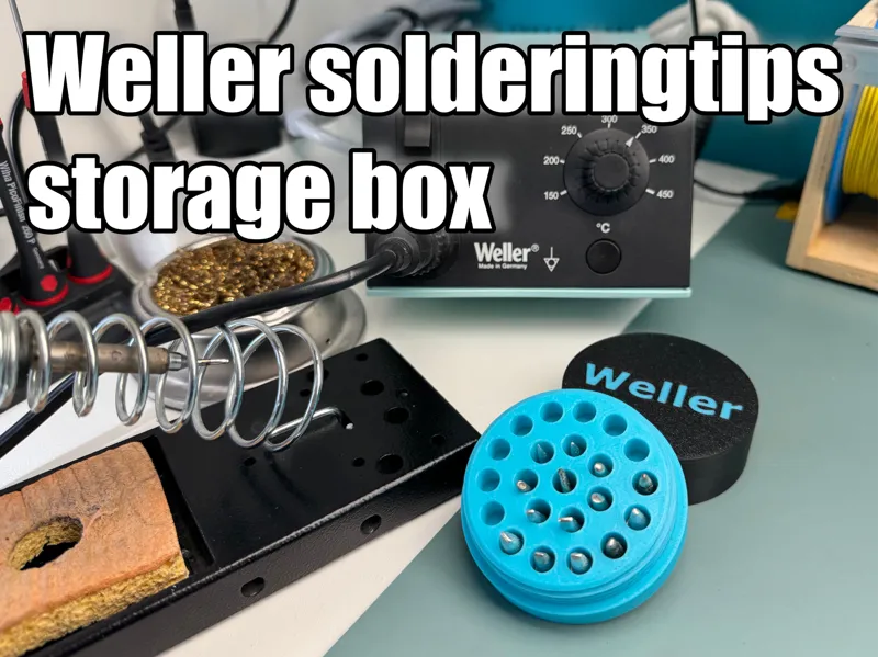 Weller solderingtips storage box