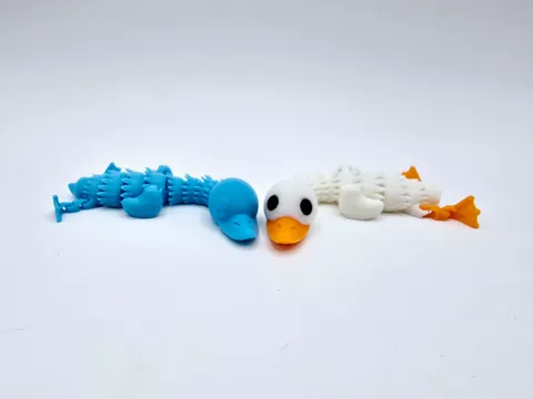 Silly Goose Flexi Pocket Pet Keychain view 2