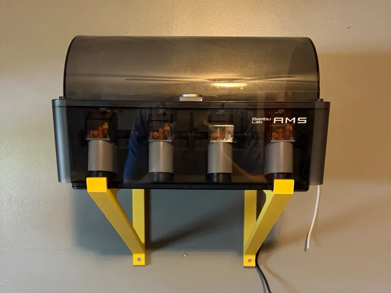 Reinforced Wall Bracket for Bambu AMS