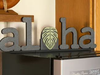 Base For Aloha Sign - Interchangeable Icons