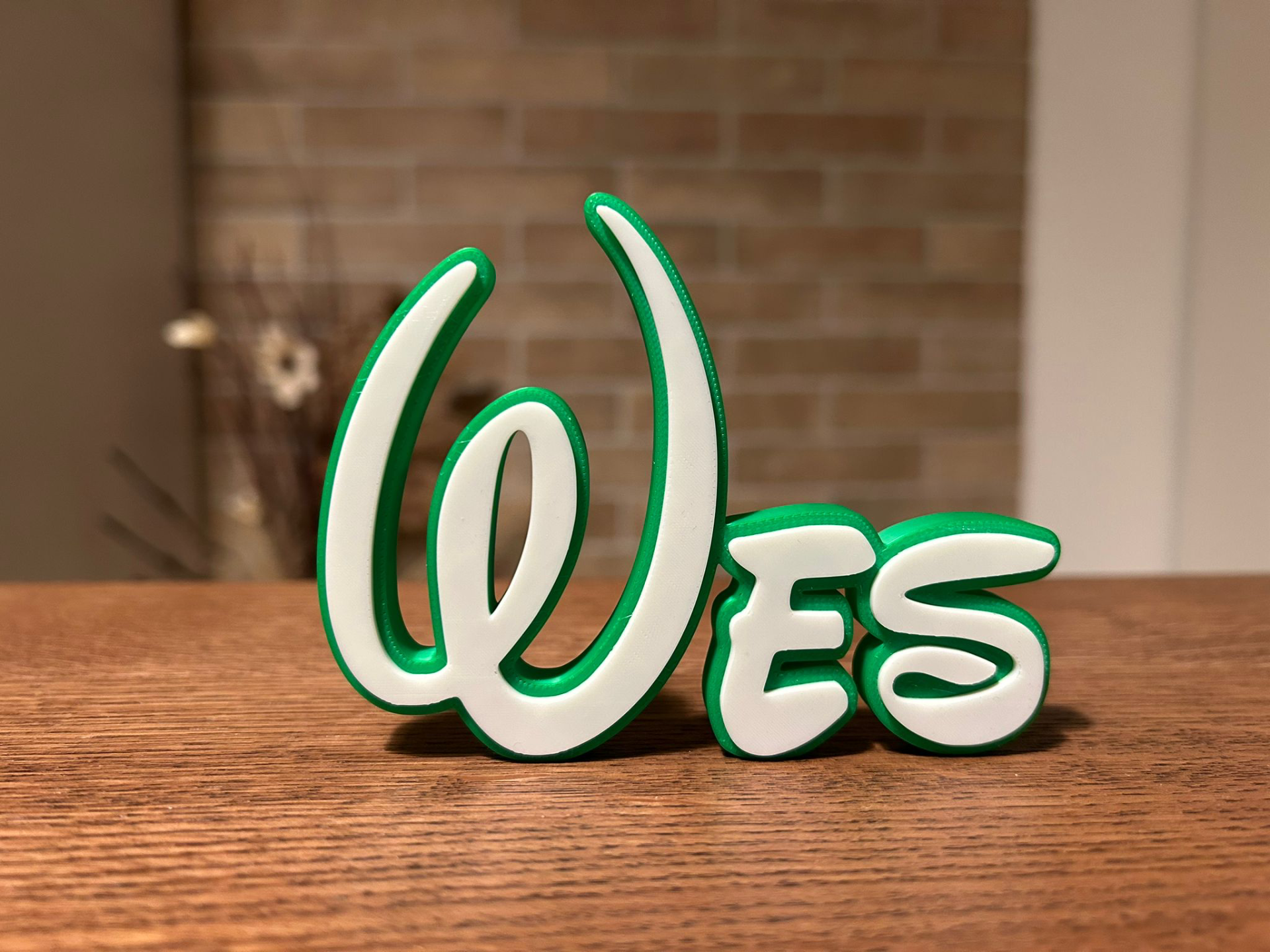 Wes Name Disney Sign