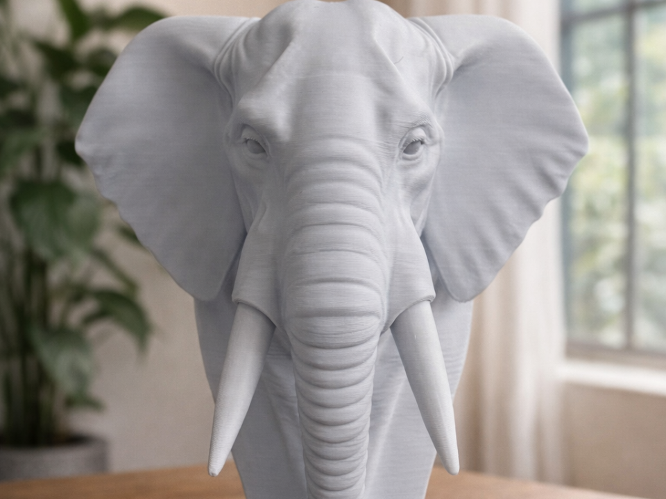 Elefante - Scultura Maestosa in Stile Classico