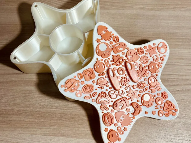 Star-Shaped Jewelry Box (Super Mario Theme)