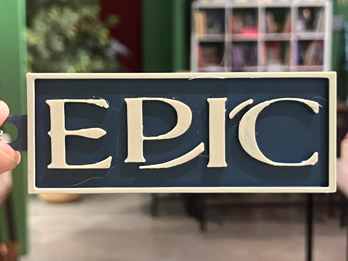 Epic Keychains EPIC the Musical Keychain - Free 3D Print Model - MakerWorld