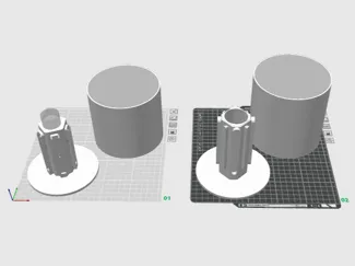 Caja Soporte Switch 1 2 Switch 2