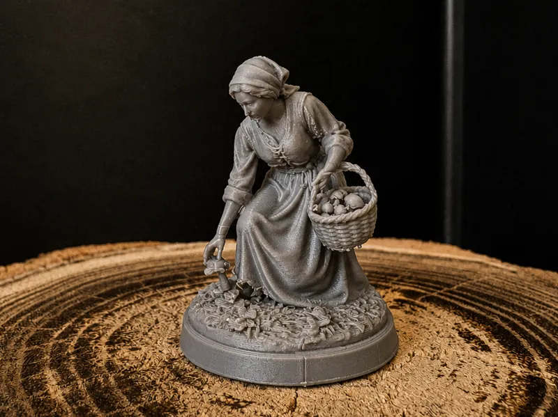 The Mushroom Gatherer - DnD Miniature