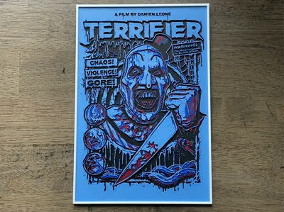 Terrifier (2016) Hueforge Movie Poster