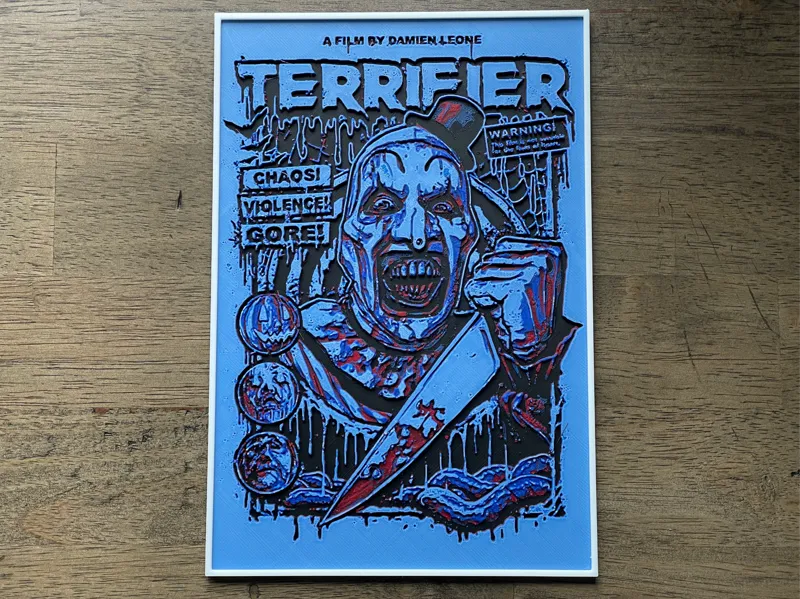 Terrifier (2016) Hueforge Movie Poster