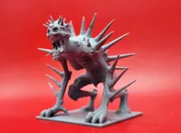 Figurine zombie hérissé de pics pour jeu de plateau — photo 2