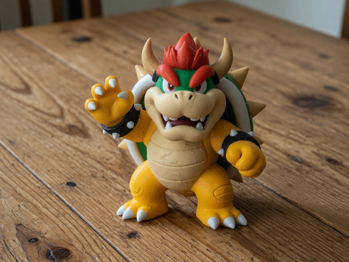 Bowser Mini  Attack Figure | Mario
