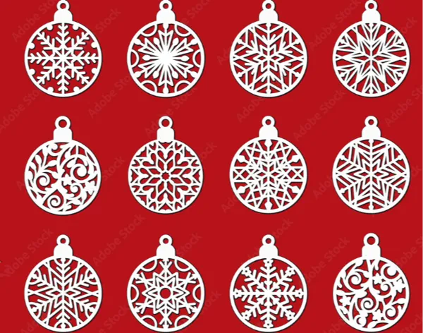 Flocons de neige de Noël