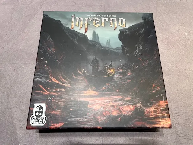 Inferno board game insert