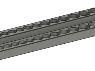 3/8 Deep And Shallow Socket Organizer