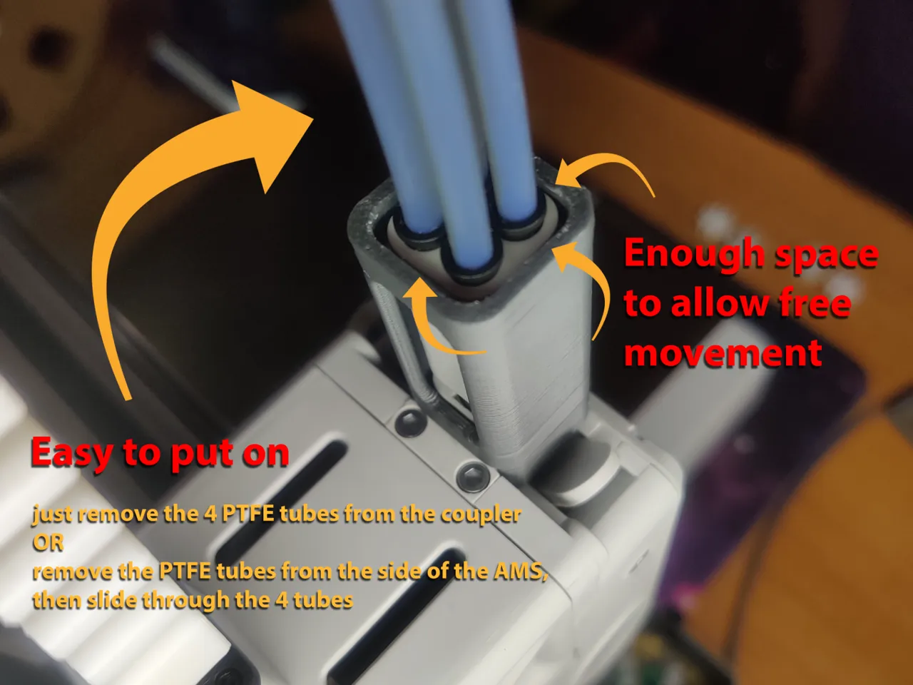 AMS Lite Coupler armored fix for A1 & A1 Mini view 2