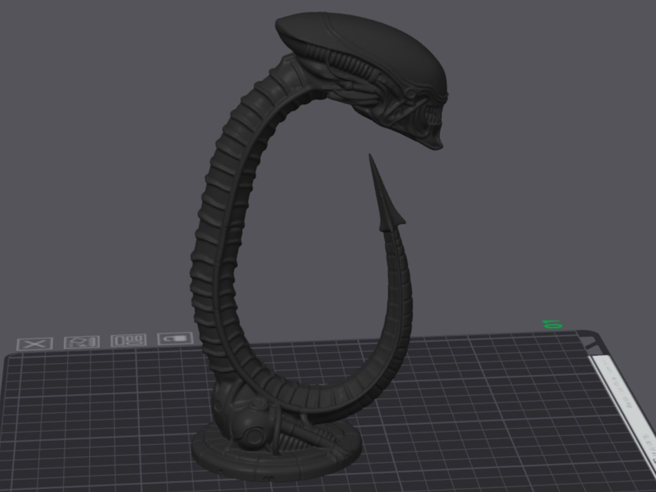 Alien Snake - Giger Inspired Statue - Fertility